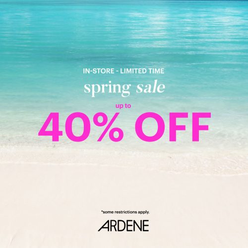 Spring sale at Ardene