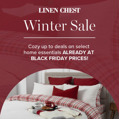 WINTER SALE: Cozy up to deals on select home essentials!