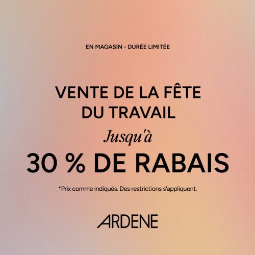 VENTE DE LA FÊTE DU TRAVAIL