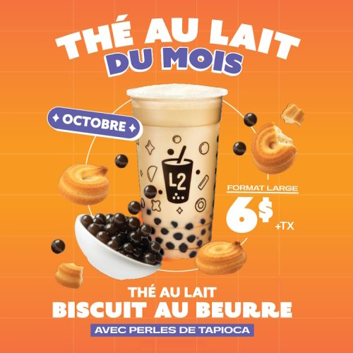 Thé au lait du mois d’octobre