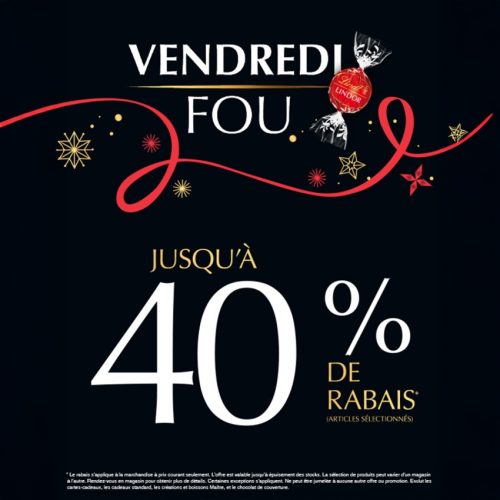 Les soldes anticipés du Black Friday chez Lindt