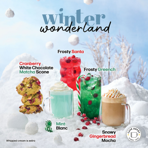 Welcome to Café Dépôt’s Winter Wonderland ❄️✨