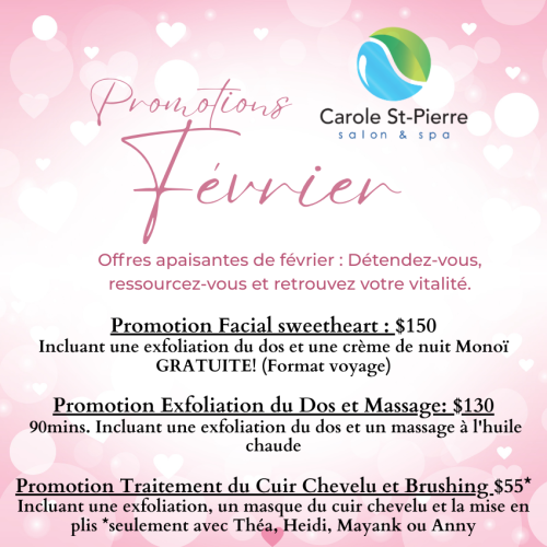 Promotions février