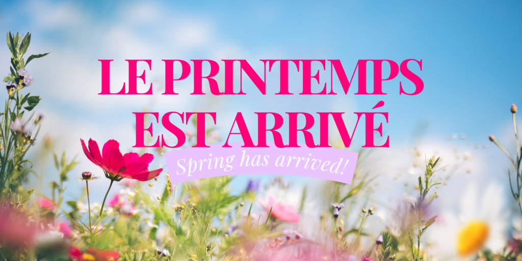 C&rsquo;est enfin le printemps !