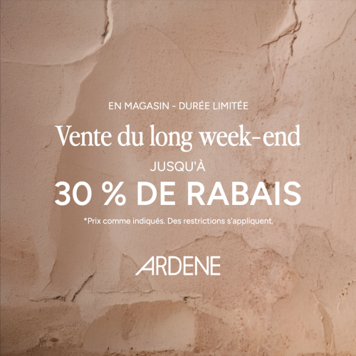Vente du long week-end #ardenelove