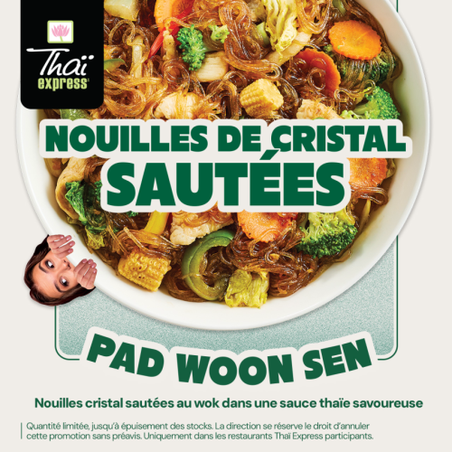 Pad Woon Sen – Nouilles de cristal sautées