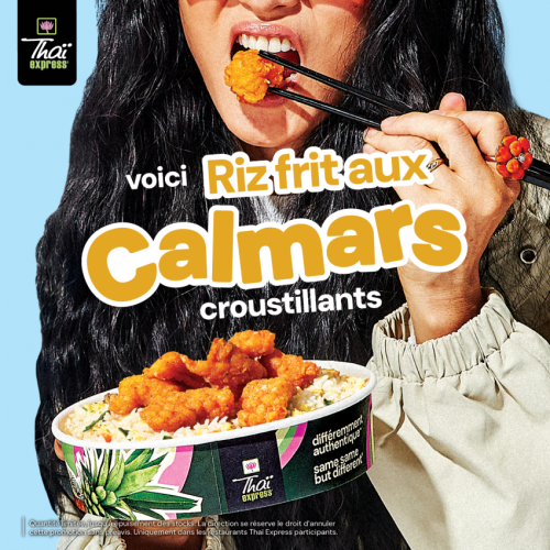 Les calmars croustillants sont arrivés